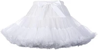 womens puffy tutu skirt soft tulle petticoat elastic waist princess pettiskirt ballet dance short tutu skirts