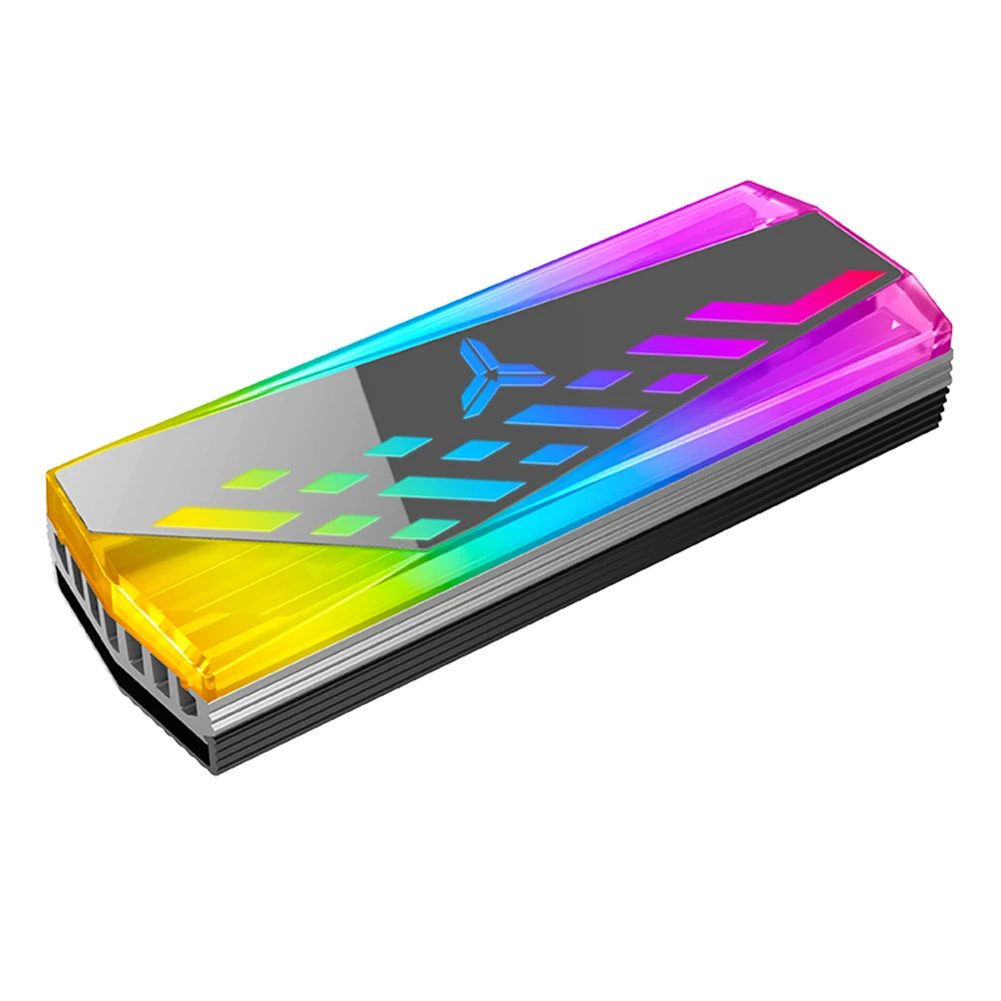 JONSBO ARGB M.2 2280 радиатор SSD Алюминий сплав RGB памяти теплоотвод 5V 3Pin Кулер жилет
