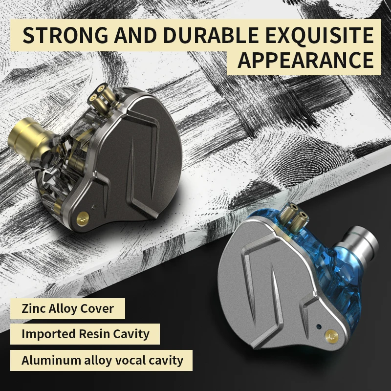 

KZ ZSN Pro Metal Earphones 1BA+1DD Hybrid technology HIFI Bass Earbuds In Ear Monitor Headphones Sport Noise Cancelling Headset