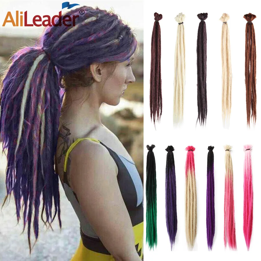 Косички для волос Alileader Omber дреды вязаные крючком синтетические косички