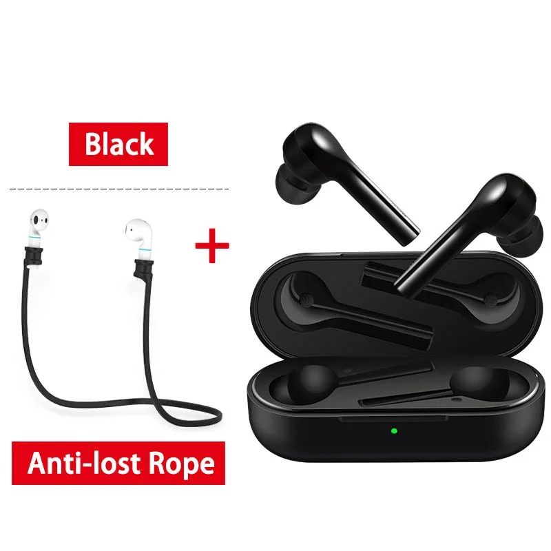 Buds lite black rope Оригинальные наушники huawei FreeBuds enjoy, водонепроницаемые, IP54, Беспроводная зарядка, управление Bluetooth 4,2, huawei Freebuds lite, наушники - Color: Buds lite black rope