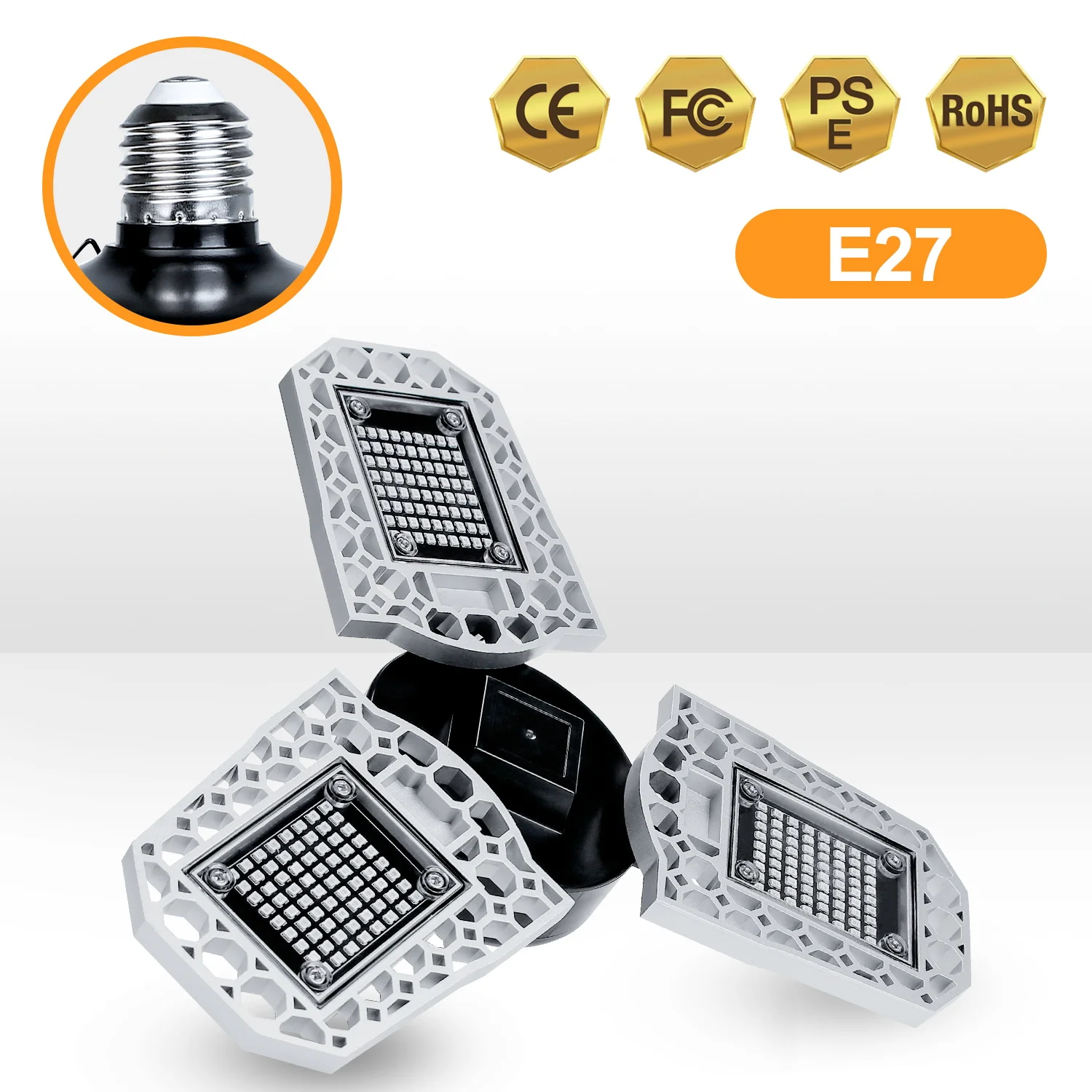 

LED Phyto Lamp E27 100W 200W 300W Full Spectrum LED Grow Light Plant Bulb AC100-277V Indoor Seedlings Flower Grow Tent Box IP65
