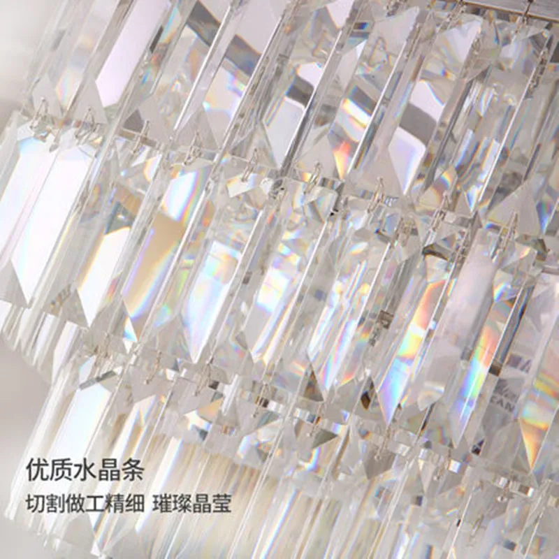 

Modern Crystal Chandelier For Dining Room Rectangle Chandeliers Lighting Kitchen Island Crystal Chandelier
