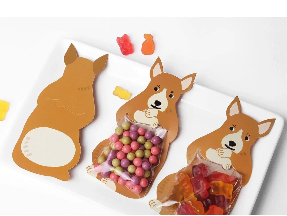 50/10 шт творческие карты и милые носки с рисунками зверей из мультфильмов Еда