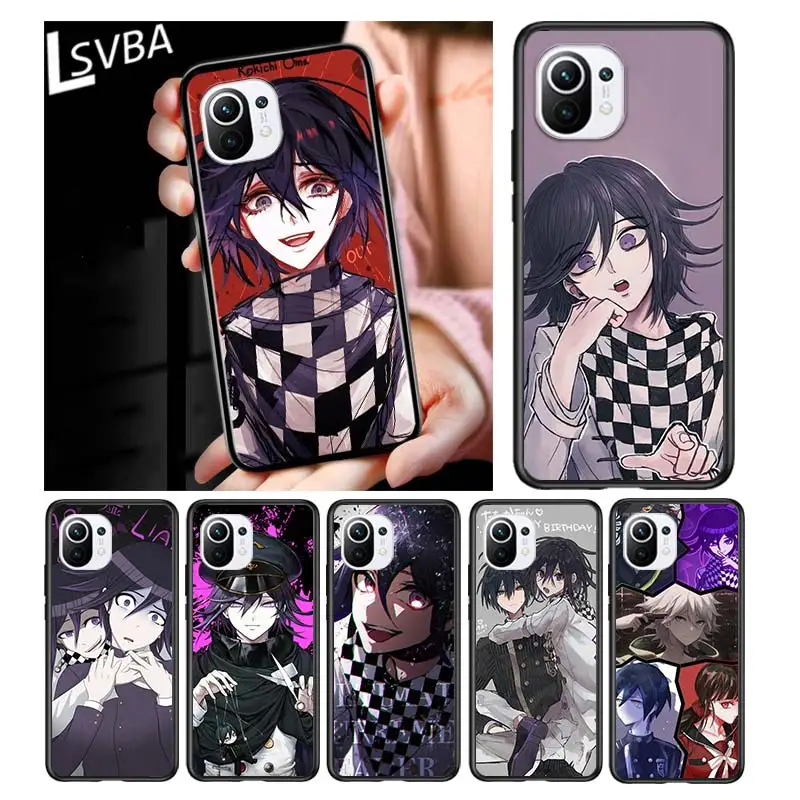

Danganronpa anime for Xiaomi Mi 11 10T Note 10 Ultra 5G 9 9T SE 8 A3 A2 A1 6X Pro Play F1 Lite 5G Black Phone Case