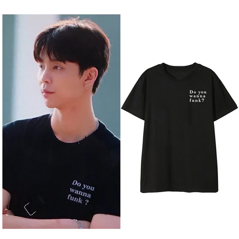 

Kpop NCT JOHNNY Cotton Tshirt IZONE SAKURA Same T shirt Tee Short Sleeve Fashion Women Girls Summer Tops
