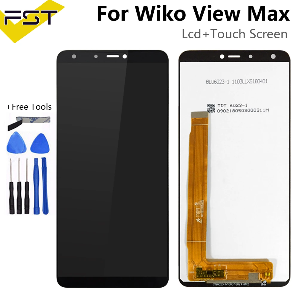 Кожаный чехол бумажник для Wiko View Max P200 ЖК дисплей Дисплей с сенсорным экраном