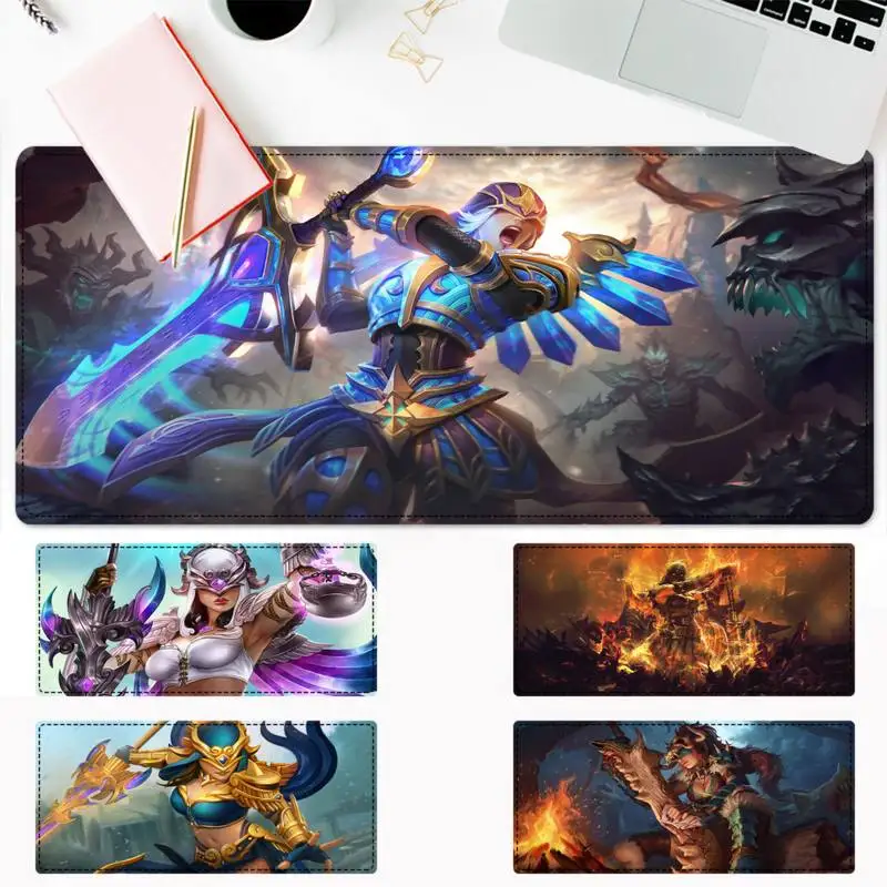 

Designer SMITE Nemesis Mouse Pad Gaming MousePad Large Big Mouse Mat Desktop Mat Computer Mouse pad For Overwatch