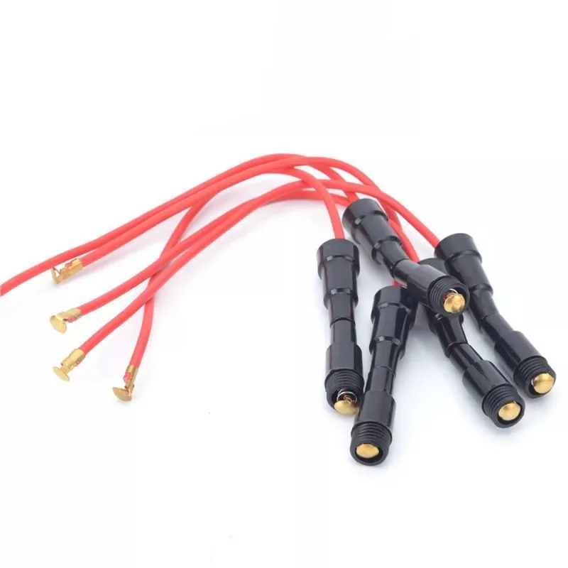 5 шт./лот 5*20 мм стеклянный держатель предохранителя винтового типа 5x20 с 22 AWG