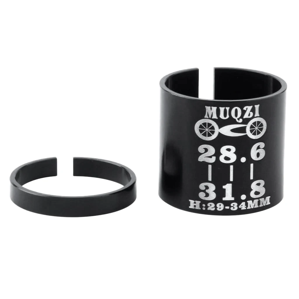 Набор из 2 предметов вилка сплава для велосипеда штока адаптер штифта 28 6 мм до 31 8