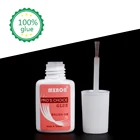 7 г клей для ногтей для накладных ногтей блестящее акриловое украшение с кисточкой накладные ногти аксессуары для ногтей