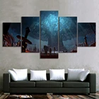 Картина World of Warcraft, 5 шт., картина Битва за Азерот, подход к Teldrassil, картина для игры, домашний декор, настенное искусство