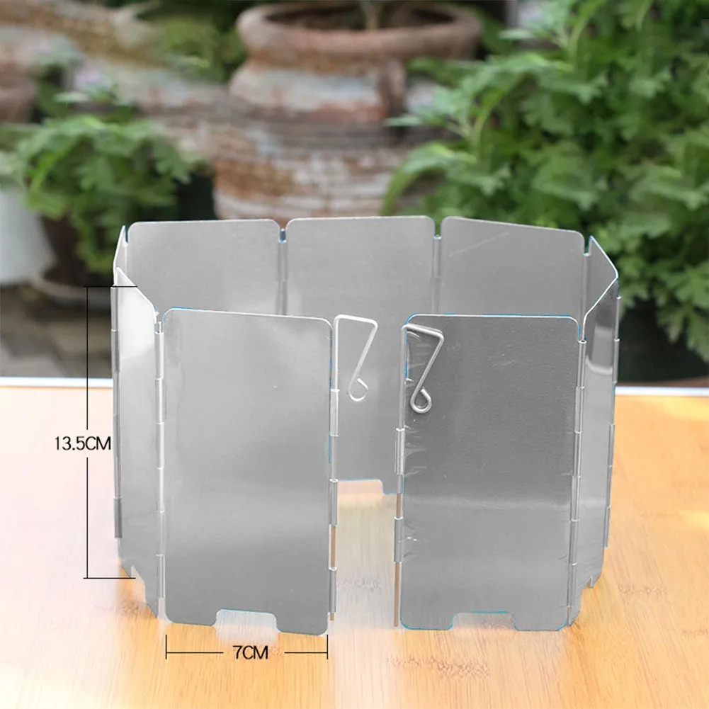 9pcs Camping Folding Windshield Cooker Wind Guard Plates For Camping Cooking BBQ Stove Wind Shield Aluminium Alloy Camping Accs
9pcs Camping Folding Windshield Cooker Wind Guard Plates For Camping Cooking BBQ Stove Wind Shield Aluminium Alloy Camping Accs