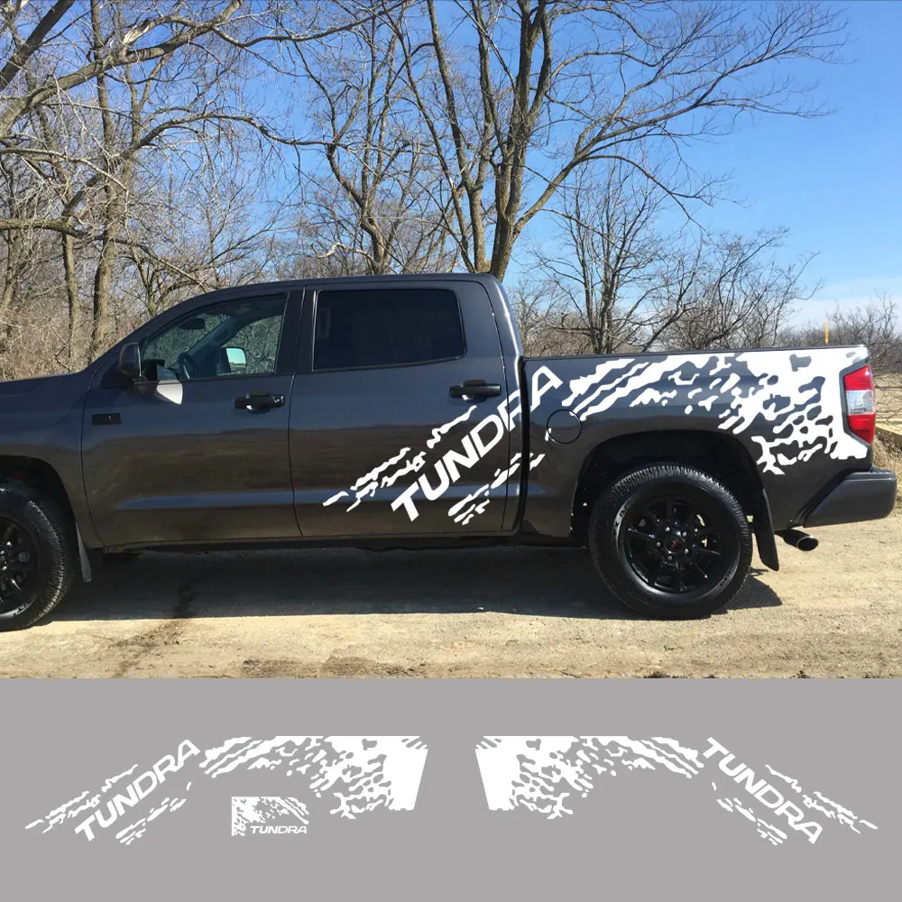 

Боковые наклейки для кузова пикапа Toyota Tundra TRD Limited SR5, декоративные Переводные картинки для грузовика, заднего вида, аксессуары для автомобил...