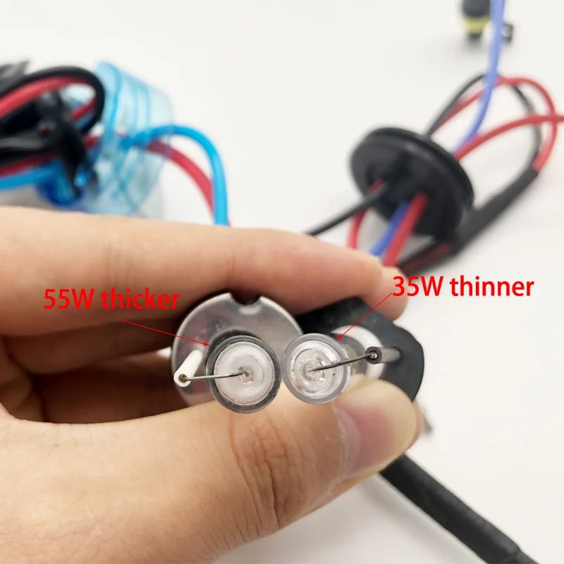 1 Пара Ламп HID ксенонового света H1 H3 H7 H11 9005 9006 9012 HIR2 12V 55W для автомобильных фар 4300К 5000К 6000К 8000К 12V24V переменного тока.