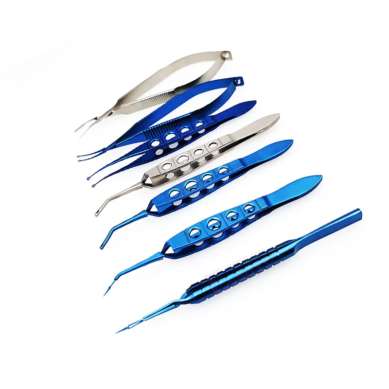 Ophthalmology, nucleus crushing forceps, reverse crystal nucleus chopping forceps, nucleus crushing device