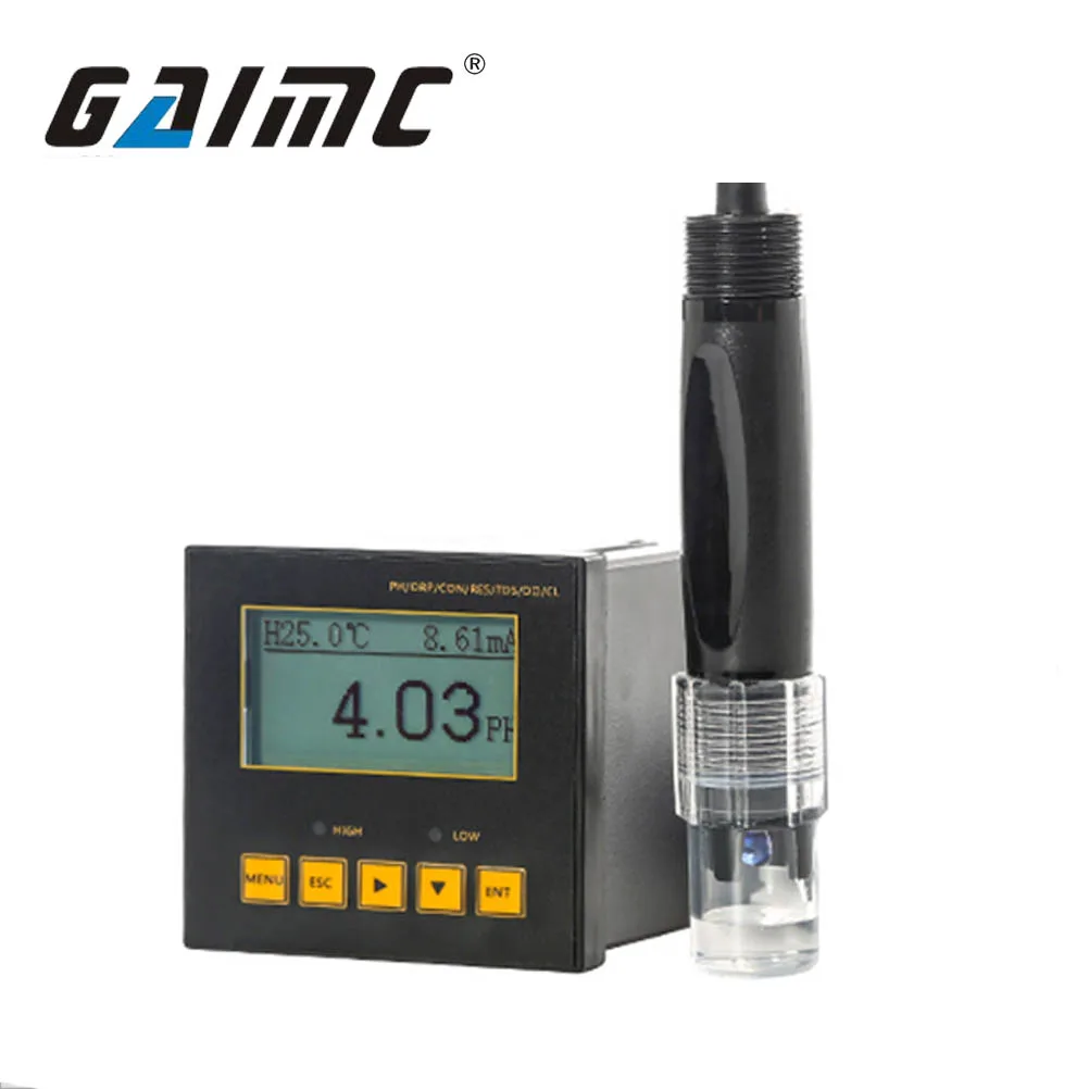

Online pH controller with pH meter
