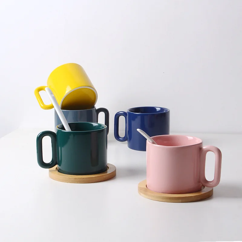 Кружка керамическая ручной работы 240 мл для кофе и чая | Дом сад