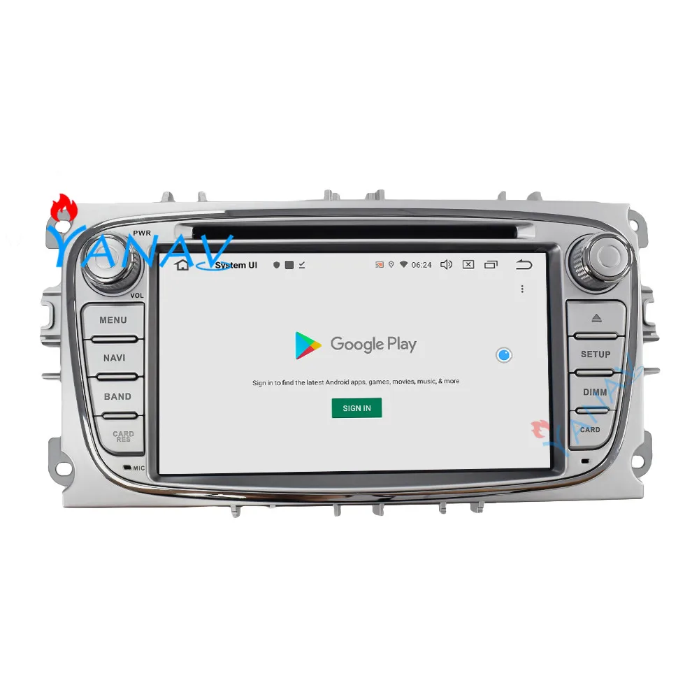 2 DIN Автомобильный Радио Аудио Android стерео приемник для Ford Focus/S Max/Mondeo 9/Galaxy C Max 2007 2011