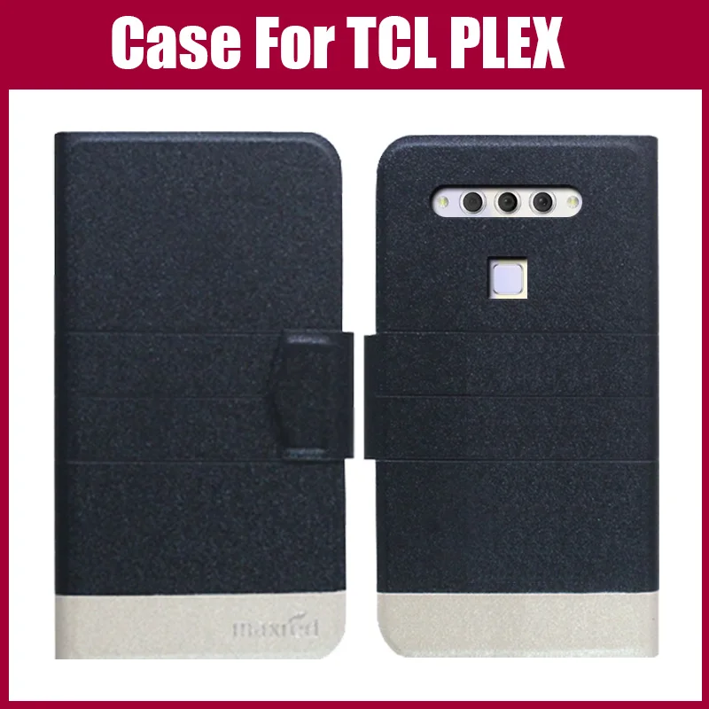 Горячая распродажа! Чехол TCL PLEX 5 цветов ультратонкий модный кожаный защитный