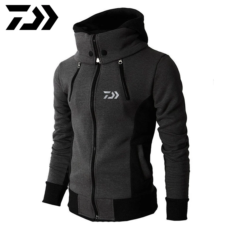 Зимняя одежда для рыбалки DAIWA мужская спортивная теплая с высоким горлом