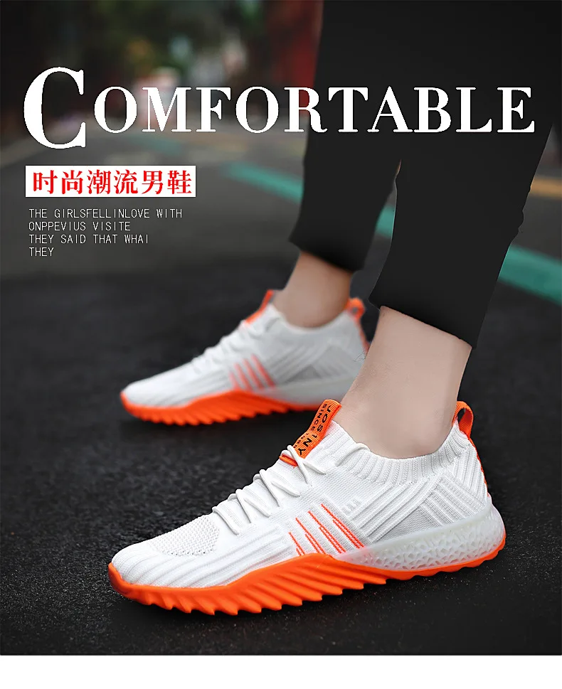 

Summer breathable men's shoes Knitted shoes socks casual shoes Lazy shoes Sports tennis shoes Zapatillas deportivas