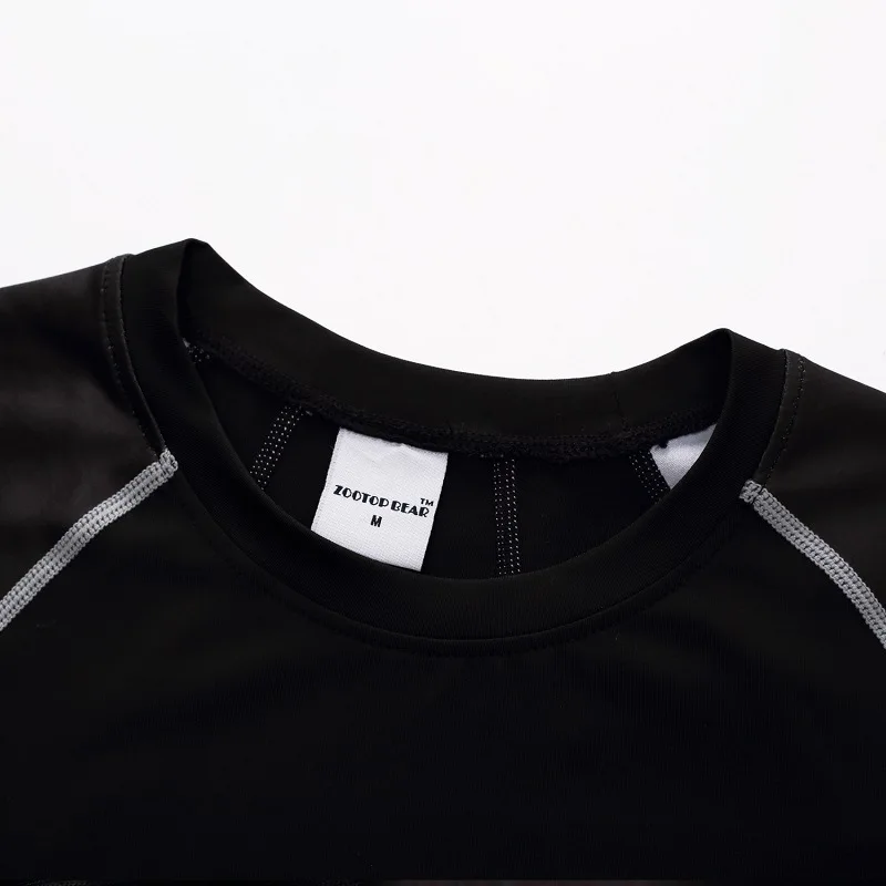 Rashguard длинная футболка для ММА Муай Тай Мужская быстросохнущая компрессионная