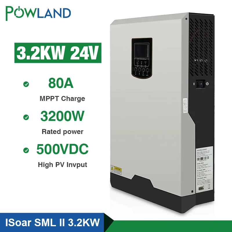 Солнечный инвертор 3200 В постоянного тока 220 Вт 24 в 4000 80 А MPPT PV немодулированный