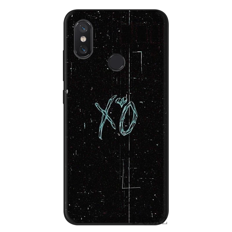 2020 Новый чехол для телефона мягкий черный ТПУ Xiaomi Redmi Note 8T Pro 7 5 6 4 4X 5A Weeknd xo |