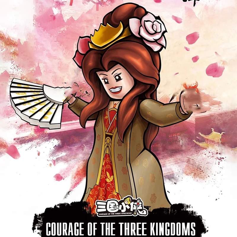 

DECOOL 20301 Courage Of The Three Kingdoms Mediaeval Times Mini Dolls 4.5CM Figures Building Blocks Bricks Toy For Children Gift