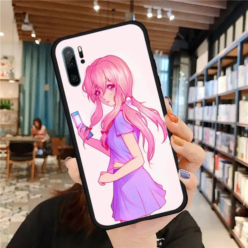 

Gasai Yuno anime Phone Case For Huawei honor 10 i lite 8x P 20 30 40 lite pro smart 2019 nova 5t mate 20 pro coque