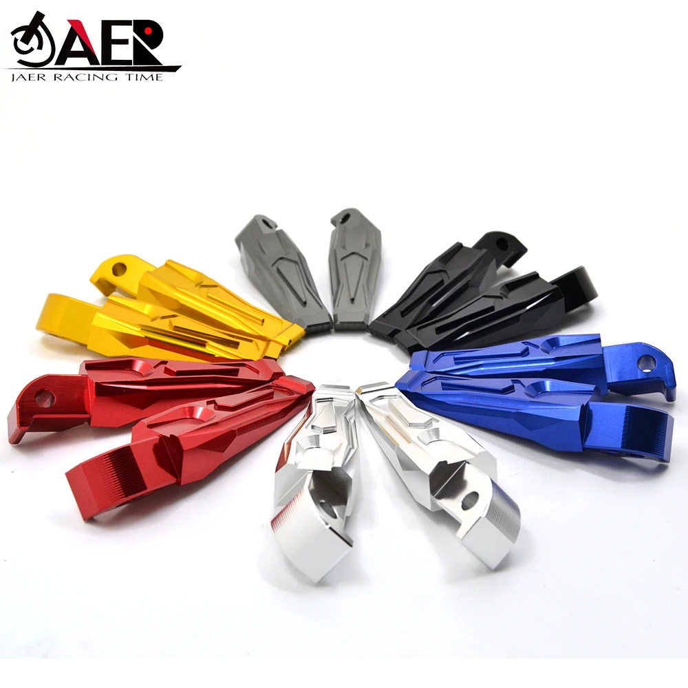 JAER мотоциклетные Задние подножки с ЧПУ Пассажирские для Yamaha все Tmax 500 530 2013 2016 XP500