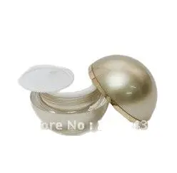 30G gold ball shape acrylic cream jar, cosmetic jar