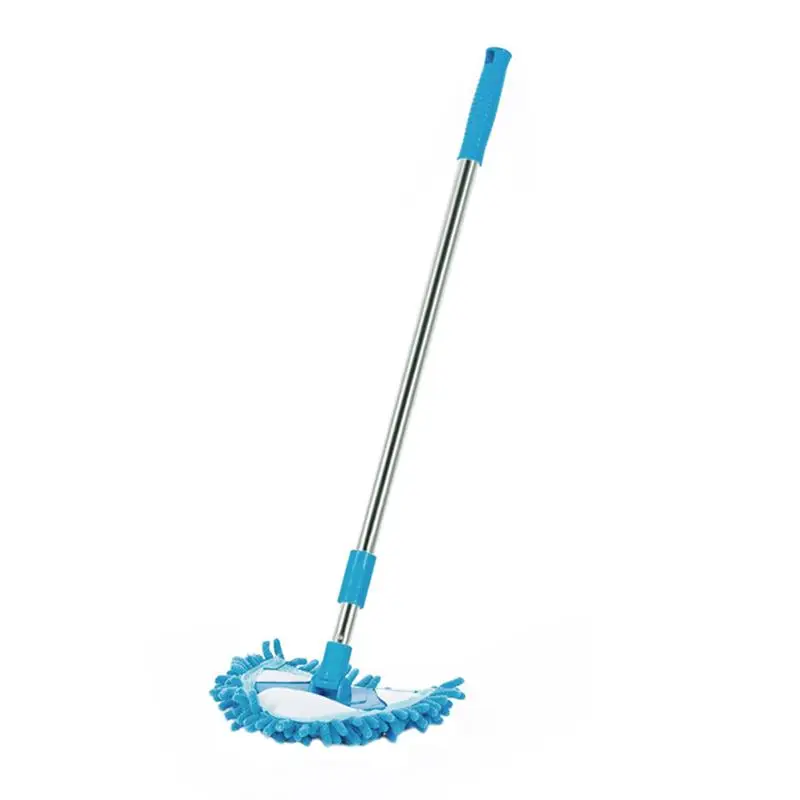 

Extendable Triangular Mop Rotatable Lazy Cleaning Mop Long Handle Glass Wiper Floor Window Dust Washing Flat Mops