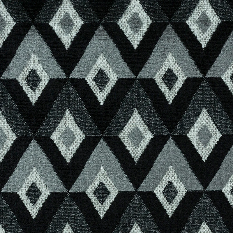 Бархатный текстурированный геометрический узор с бриллиантами и современным