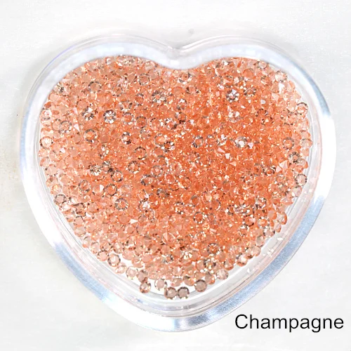 Champagne 1,1 мм-1,6 мм стразы мини-Пикси стразы без горячей фиксации микро-циркониевые блестящие стразы мини-украшения для дизайна ногтей B3191 - Цвет: Champagne