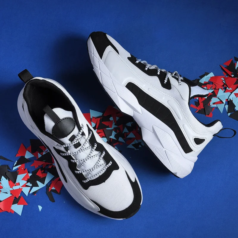 

Outdoor Casual Shoes Men's Sports Shoes Sneakers Men Plus Size 46 Vulcanize Shoes Male Height Increasing Fashion Jogging Shoes
