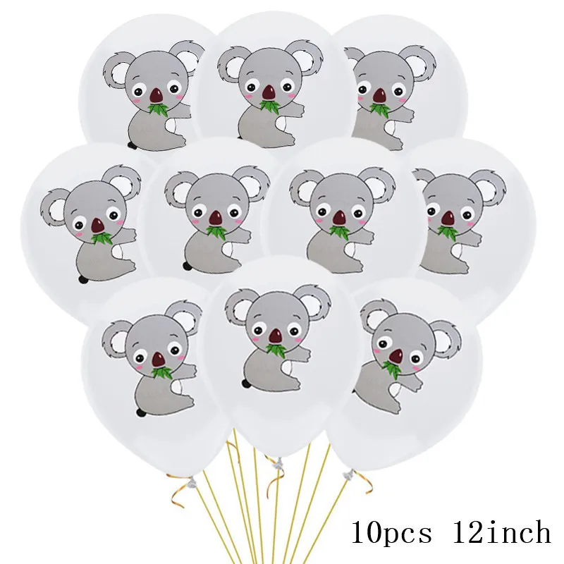 Сафари воздушные шары в форме животных латексные маски серый Koal для игр тема