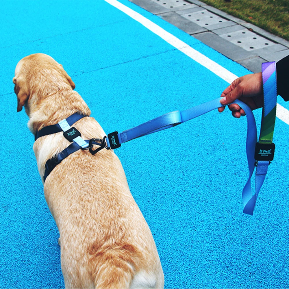 Нейлоновый шлейка для собаки домашнего животного ошейник собак Регулируемый