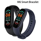 Смарт-часы M6 для мужчин и женщин, спортивный цифровой браслет, монитор артериального давления, наручные часы для бега, фитнес-трекер, Смарт-часы