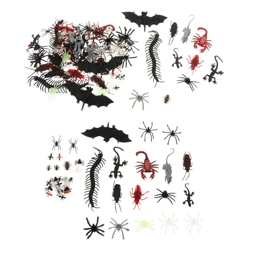 Пластиковые насекомые в виде насекомых 44/150 шт. | Игрушки и хобби