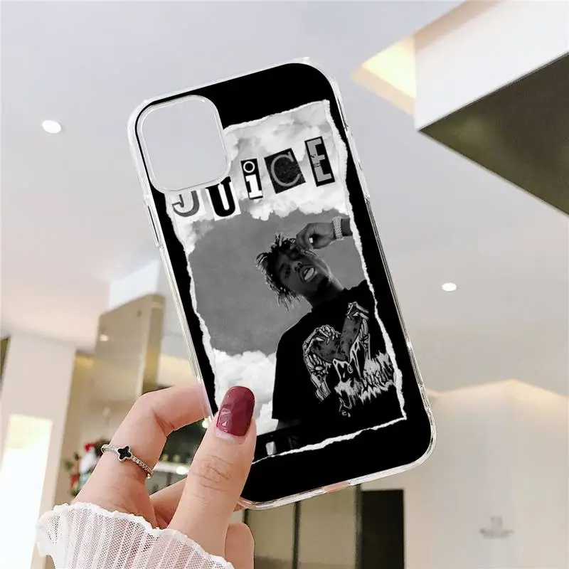 

Rapper Juice WRLD 999 Phone Case Transparent soft For iphone 5 5s 5c se 6 6s 7 8 11 12 plus mini x xs xr pro max