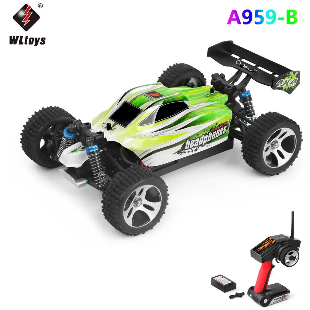 

WLtoys A959-B A959 959-A RC Car 1:18 2.4GHz 4WD Rally RC Racing Car 540 Brushed Motor 70KM/H High Speed Vehicle For Kids Adults