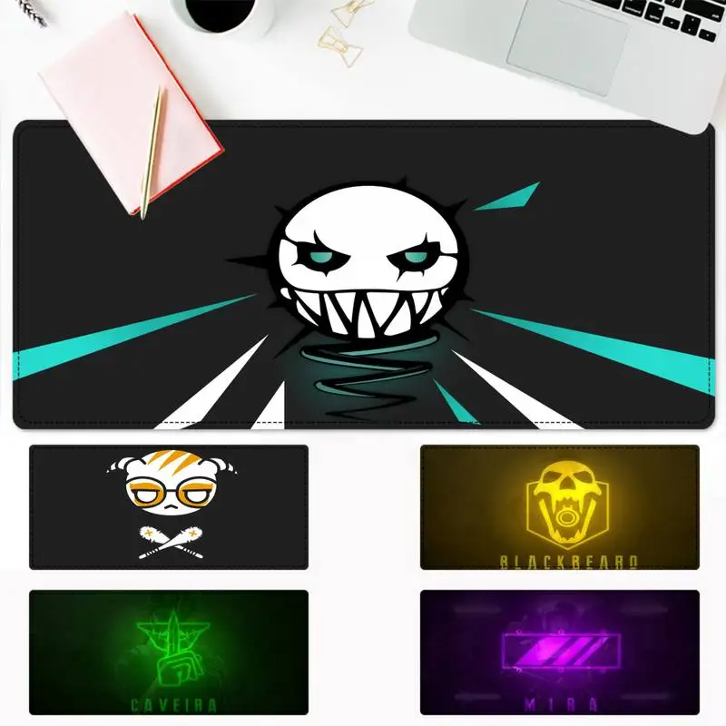 

Cheap Rainbow Six Siege Gaming Mouse Pad Gamer Keyboard Maus Pad Desk Mouse Mat Game Accessories For Overwatch