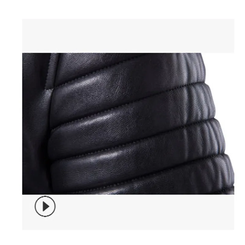 

New Fashion Men's Motorcycle Large Size Leather Jacket Multi-Zip Leather Jacket Motorcycle Riding Jacket Street Bike Riding JK
