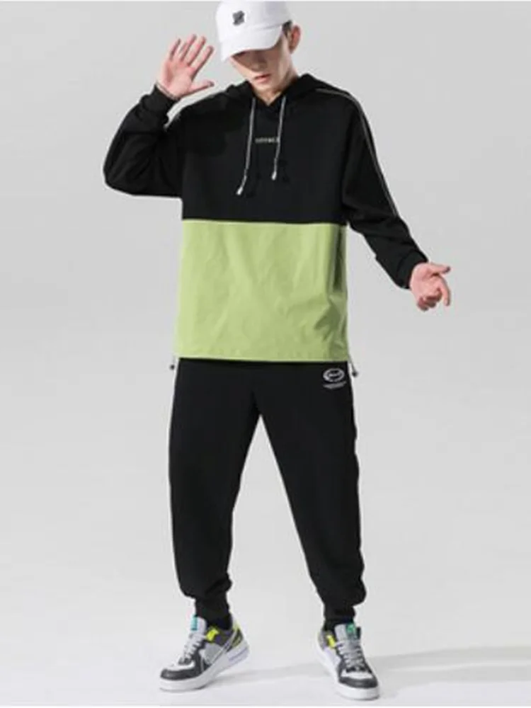 

New Men Fashion Zipper Long Sleeve Jacket Pants Set Male Tracksuit Sport Suit Men's Gyms Set Casual Streetwear Man Clothing