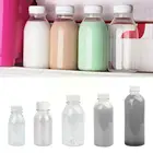 Прозрачные пластиковые бутылки для хранения молока, 1000 мл, 350 мл, 200 мл, питьевые бутылки для напитков, прозрачная бутылка для молока, воды, сока P0O8