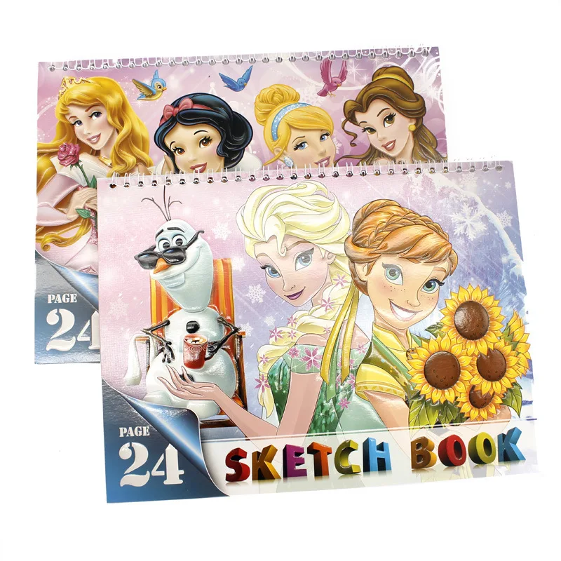 Книга с мультипликационной катушкой Frozen A4 записная книжка Микки и Минни альбом