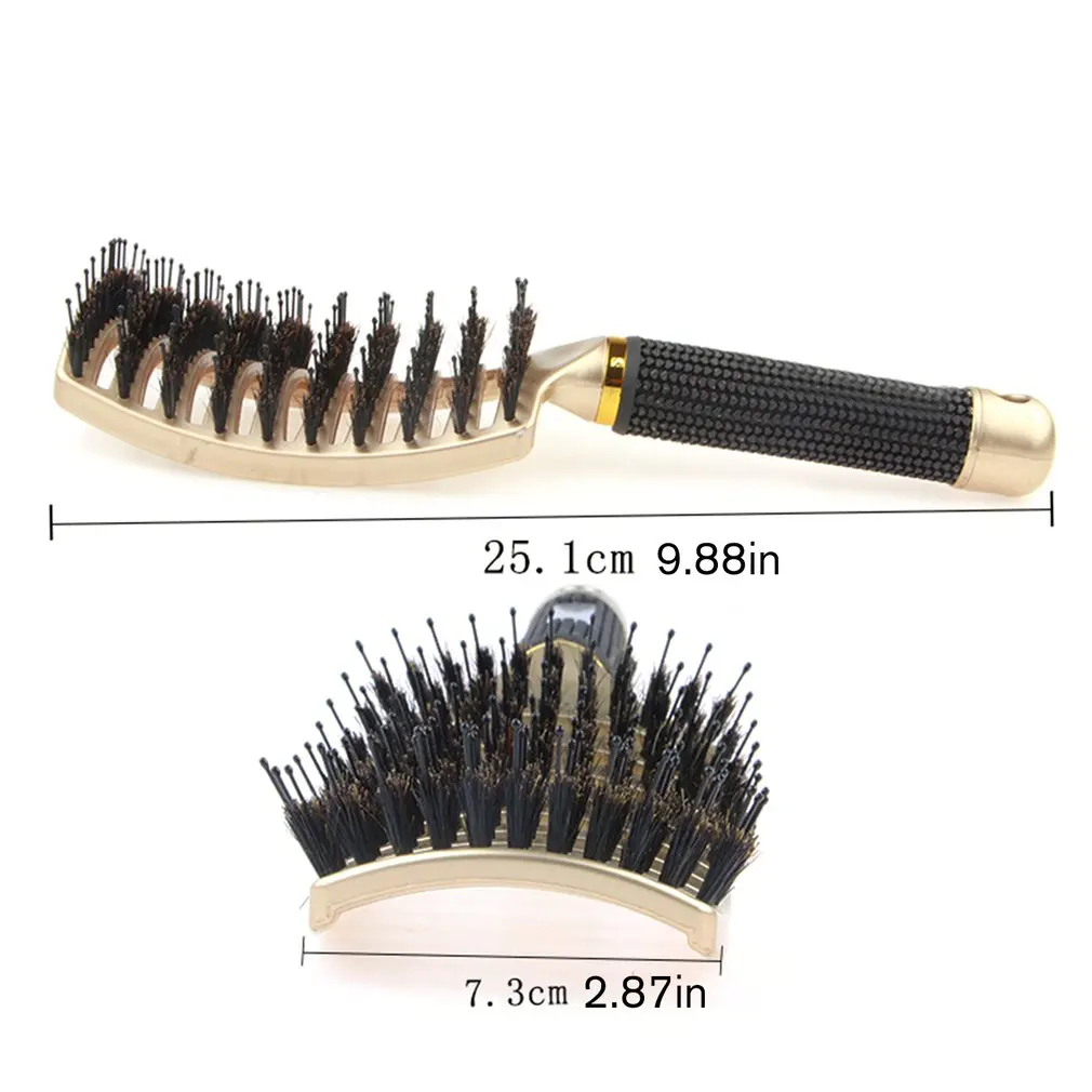 

Hair Scalp Massage Comb Hair Brush Bristle Nylon ladies Wet Curly Hair Tangled hair Salon Hairdressing tools