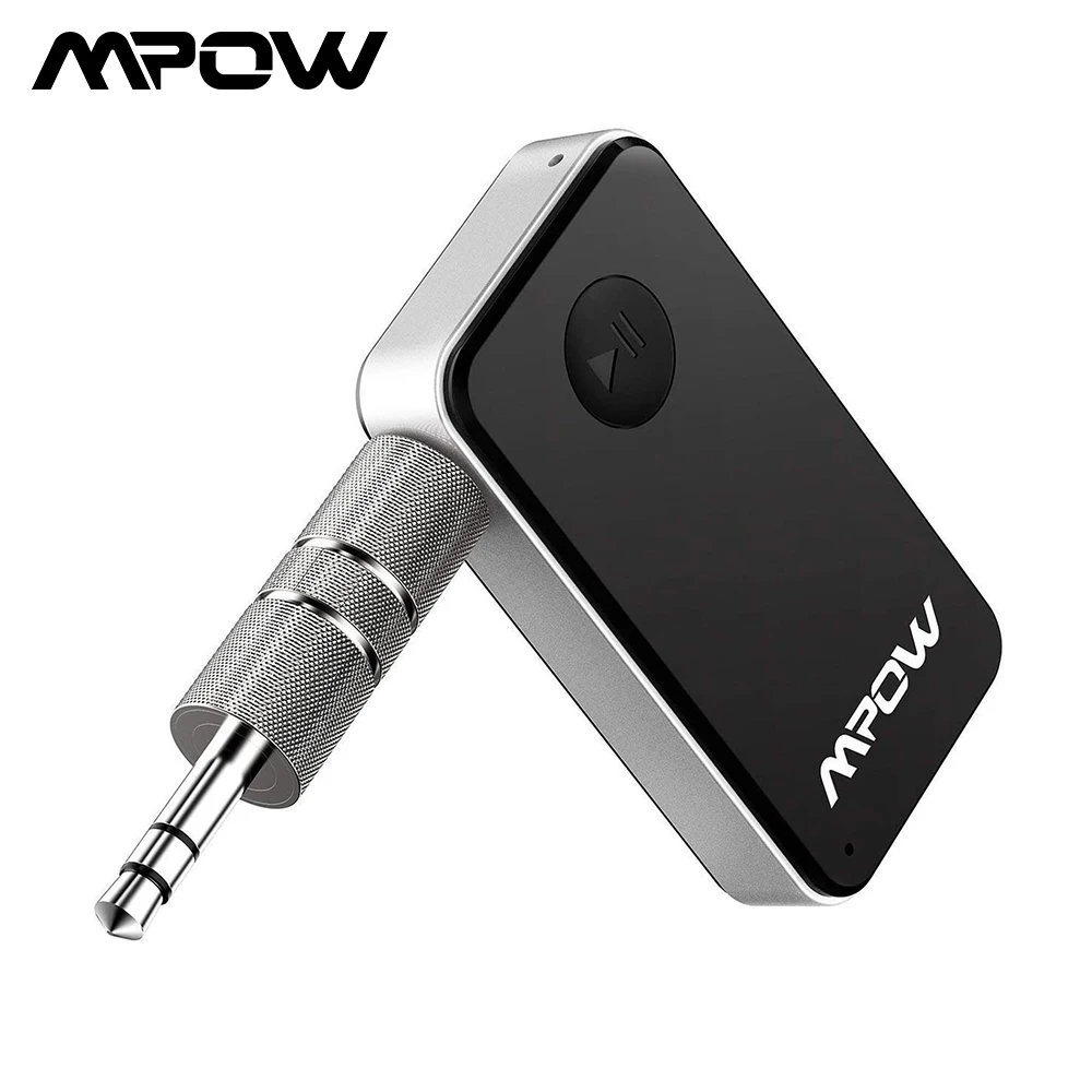 Модернизированный Mpow MBR1 bluetooth-приемник 3 5 мм Bluetooth аудио адаптер с